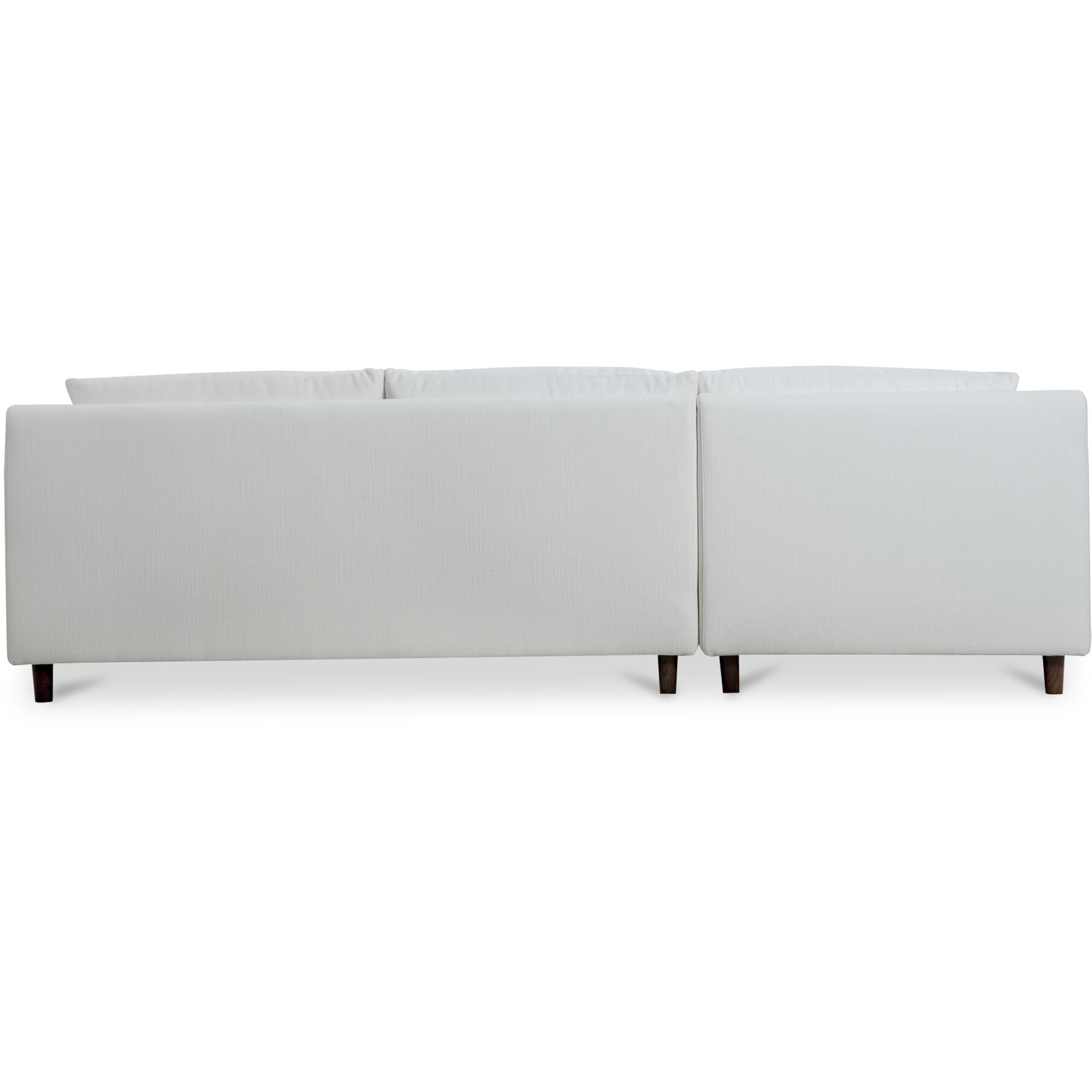 Hutton White Sectional, Left